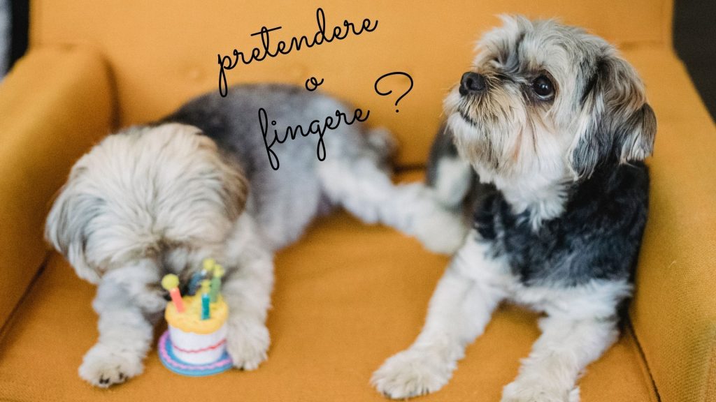 pretendere / fingere